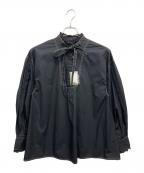 FREAK'S STOREフリークスストア）の古着「フリルブラウス」｜ブラック