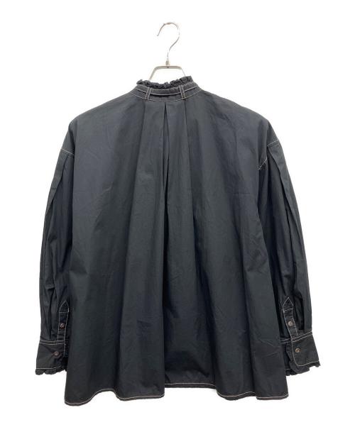 FREAK'S STORE（フリークスストア）FREAK'S STORE (フリークスストア) フリルブラウス ブラック サイズ:Fの古着・服飾アイテム