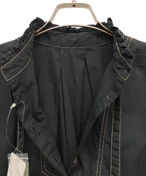 FREAK'S STORE（フリークスストア）FREAK'S STORE (フリークスストア) フリルブラウス ブラック サイズ:Fの古着・服飾アイテム