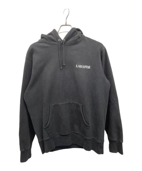 SUPREME（シュプリーム）Supreme (シュプリーム) プルオーバーパーカー ブラック サイズ:Mの古着・服飾アイテム