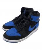 NIKEナイキ）の古着「ハイカットスニーカー」｜ネイビー