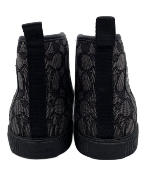 COACH（コーチ）COACH (コーチ) ハイカットスニーカー グレー サイズ:26の古着・服飾アイテム