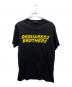 DSQUARED2（ディースクエアード）の古着「半袖カットソー」｜ブラック