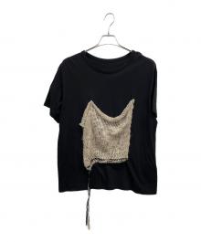 Y's（ワイズ）の古着「半袖カットソー」｜ブラック