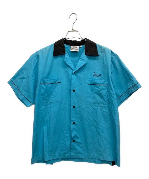 cruisin USA（クルージン ユーエスエー）CRUISIN USA (クルージン ユーエスエー) ボーリングシャツ ブルー サイズ:LGの古着・服飾アイテム