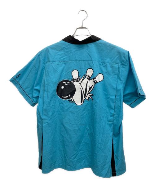 cruisin USA（クルージン ユーエスエー）CRUISIN USA (クルージン ユーエスエー) ボーリングシャツ ブルー サイズ:LGの古着・服飾アイテム