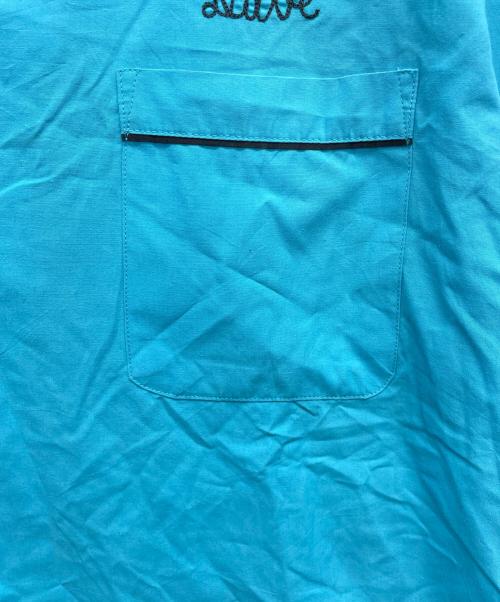 cruisin USA（クルージン ユーエスエー）CRUISIN USA (クルージン ユーエスエー) ボーリングシャツ ブルー サイズ:LGの古着・服飾アイテム