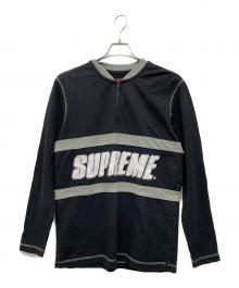 SUPREME（シュプリーム）の古着「ハーフジップスウェット」｜ブラック
