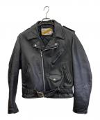 PERFECTO by Schottパーフェクト バイ ショット）の古着「ダブルライダースジャケット」｜ブラック