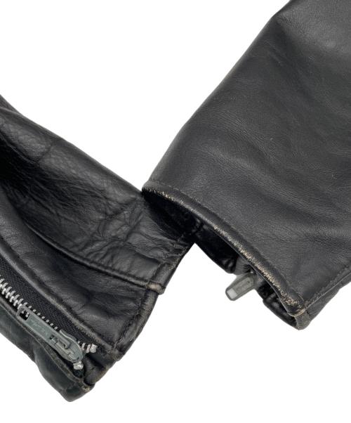 PERFECTO by Schott（パーフェクト バイ ショット）PERFECTO by Schott (パーフェクト バイ ショット) ダブルライダースジャケット ブラック サイズ:38の古着・服飾アイテム