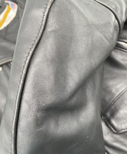 PERFECTO by Schott（パーフェクト バイ ショット）PERFECTO by Schott (パーフェクト バイ ショット) ダブルライダースジャケット ブラック サイズ:38の古着・服飾アイテム