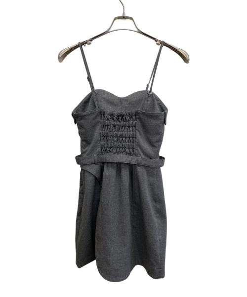 Snidel（スナイデル）Snidel (スナイデル) コルセットディテールロンパース グレー サイズ:Freeの古着・服飾アイテム