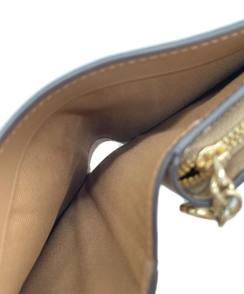 COACH（コーチ）COACH (コーチ) 2つ折り財布 ベージュの古着・服飾アイテム