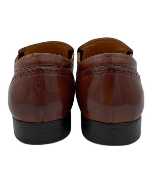 ALAIN DELON（アランドロン）ALAIN DELON (アランドロン) レザーシューズ ブラウン サイズ:39の古着・服飾アイテム