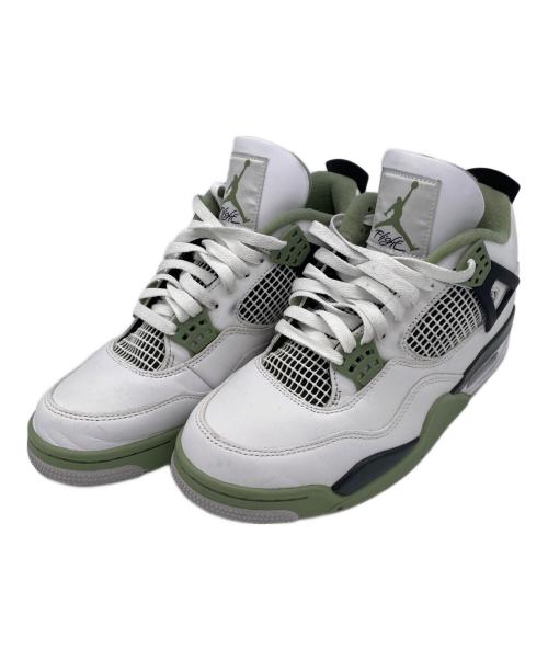 NIKE（ナイキ）NIKE (ナイキ) ハイカットスニーカー ホワイト×グリーン サイズ:27㎝の古着・服飾アイテム