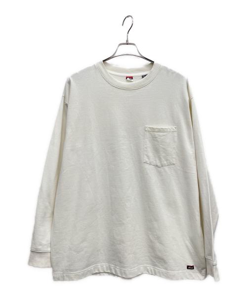 NANGA（ナンガ）NANGA (ナンガ) エコハイブリッド デイリーロングスリーブティー　ポケットカットソー ホワイト サイズ:JPN　XLの古着・服飾アイテム