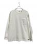NANGA（ナンガ）の古着「エコハイブリッド デイリーロングスリーブティー　ポケットカットソー」｜ホワイト