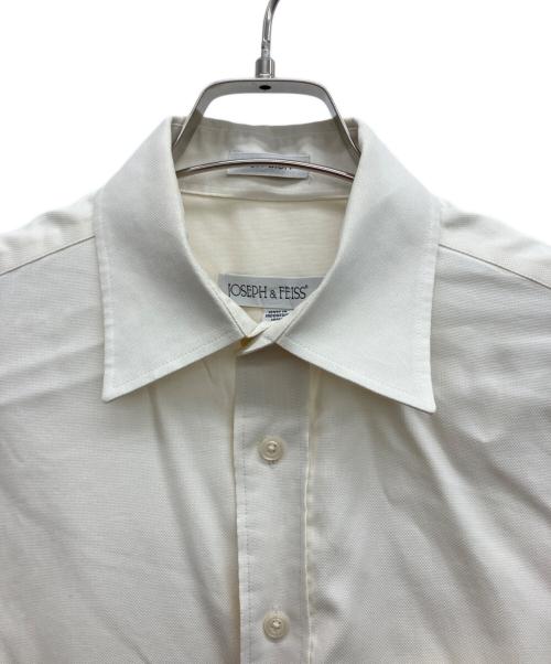 JOSEPH & FEISS（ジョセフアンドフェイス）JOSEPH ＆ FEISS (ジョセフアンドフェイス) 長袖Tシャツ アイボリー サイズ:15　32/33の古着・服飾アイテム