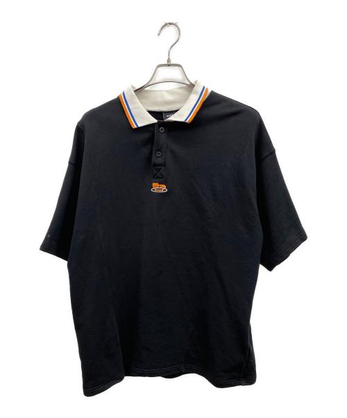 HUF（ハフ）HUF (ハフ) ポロシャツ ブラック サイズ:XLの古着・服飾アイテム