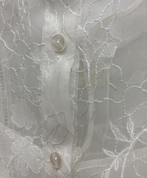 Snidel（スナイデル）Snidel (スナイデル) チャイナライクブラウス ホワイト サイズ:Fの古着・服飾アイテム