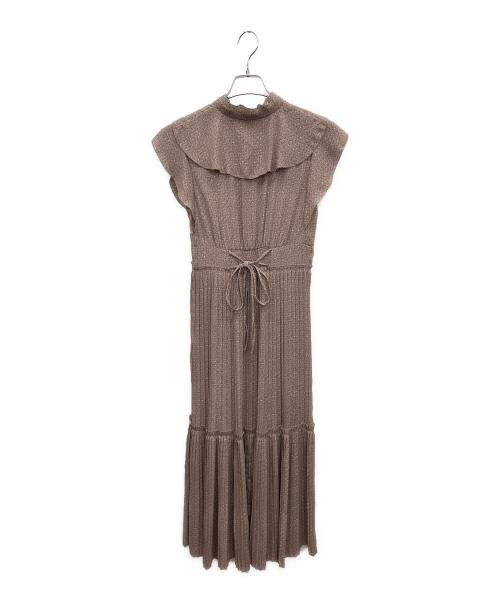 Snidel（スナイデル）Snidel (スナイデル) バリモアカラープリントワンピース ピンクの古着・服飾アイテム