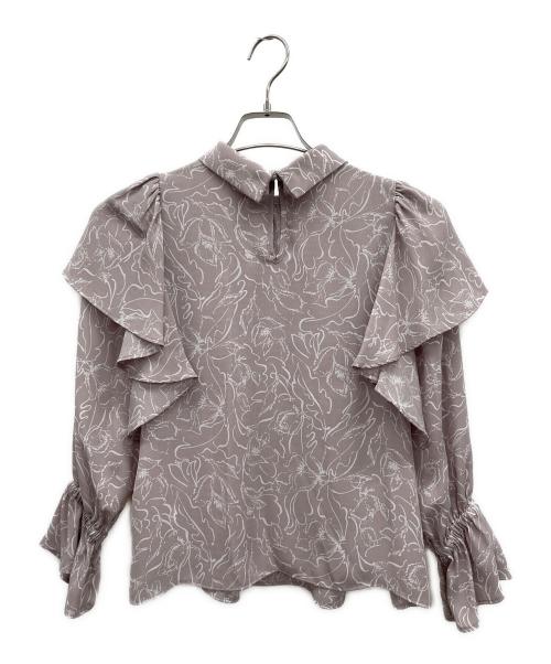 Snidel（スナイデル）Snidel (スナイデル) フリルシアーブラウスセットアップ ピンク サイズ:Fの古着・服飾アイテム