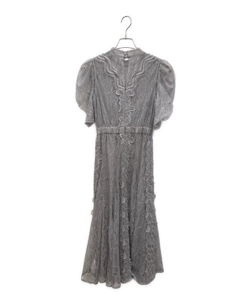 Snidel（スナイデル）Snidel (スナイデル) ベストレイヤードワンピース ライトグレーの古着・服飾アイテム