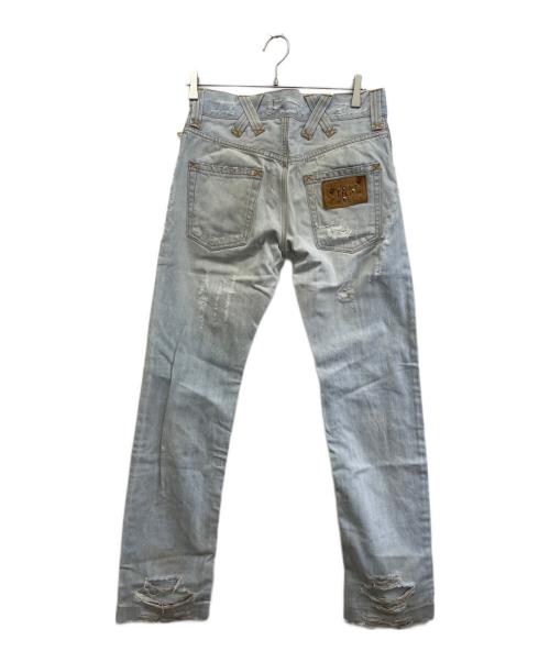 DOLCE & GABBANA（ドルチェ＆ガッバーナ）DOLCE & GABBANA (ドルチェ＆ガッバーナ) デニムパンツ インディゴ サイズ:46の古着・服飾アイテム