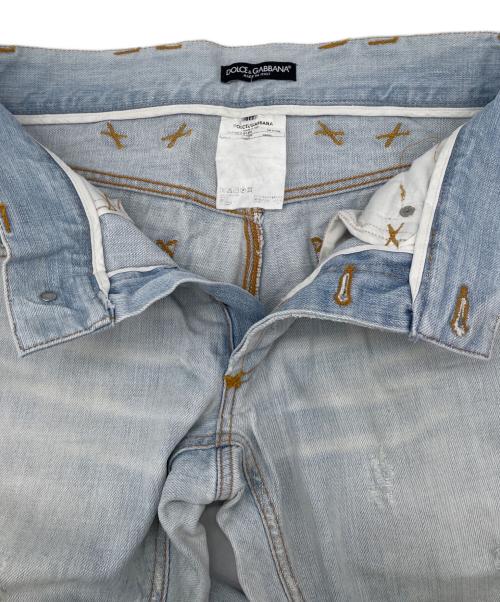 DOLCE & GABBANA（ドルチェ＆ガッバーナ）DOLCE & GABBANA (ドルチェ＆ガッバーナ) デニムパンツ インディゴ サイズ:46の古着・服飾アイテム