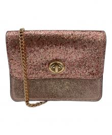 COACH（コーチ）の古着「チェーンショルダーバッグ」｜ゴールド