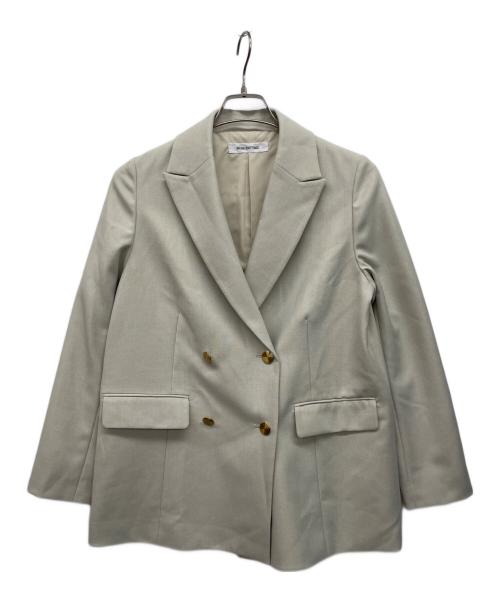 NATURAL BEAUTY BASIC（ナチュラルビューティーベーシック）NATURAL BEAUTY BASIC (ナチュラルビューティーベーシック) ダブルブレストボクシージャケット ベージュ サイズ:Sの古着・服飾アイテム