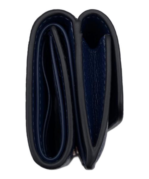 COACH（コーチ）COACH (コーチ) 3つ折り財布 ネイビーの古着・服飾アイテム