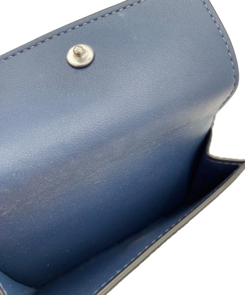 COACH（コーチ）COACH (コーチ) 3つ折り財布 ネイビーの古着・服飾アイテム