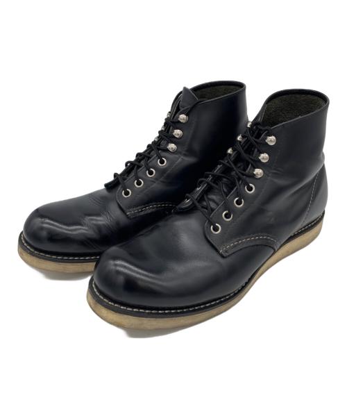 RED WING（レッドウィング）RED WING (レッドウィング) 6インチクラシックラウンドブーツ ブラック サイズ:27㎝の古着・服飾アイテム