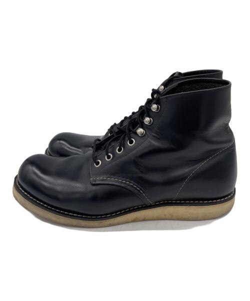 RED WING（レッドウィング）RED WING (レッドウィング) 6インチクラシックラウンドブーツ ブラック サイズ:27㎝の古着・服飾アイテム