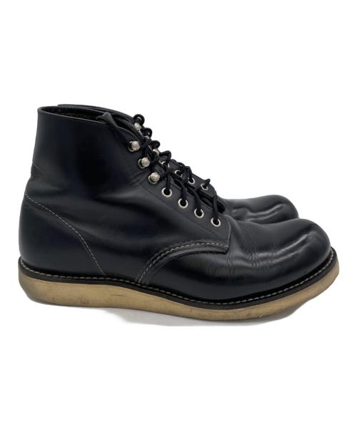 RED WING（レッドウィング）RED WING (レッドウィング) 6インチクラシックラウンドブーツ ブラック サイズ:27㎝の古着・服飾アイテム
