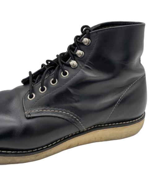 RED WING（レッドウィング）RED WING (レッドウィング) 6インチクラシックラウンドブーツ ブラック サイズ:27㎝の古着・服飾アイテム