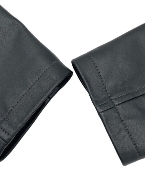 MEN's MELROSE（メンズメルローズ）MEN'S MELROSE (メンズメルローズ) レザージャケット ブラック サイズ:不明の古着・服飾アイテム