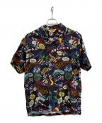 AVIREXアヴィレックス）の古着「半袖シャツ」｜ブラック