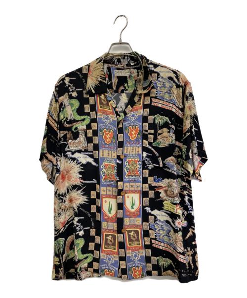Sun Surf SPECIAL EDITION（サンサーフ・スペシャルエディション）Sun Surf SPECIAL EDITION (サンサーフ・スペシャルエディション) アロハシャツ ブラック サイズ:Mの古着・服飾アイテム