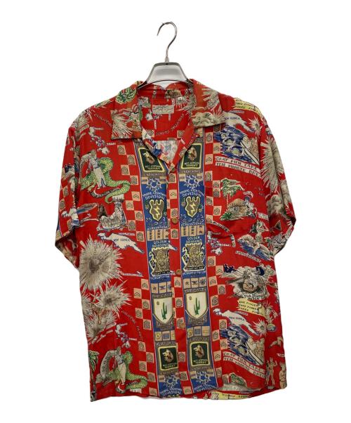 Sun Surf SPECIAL EDITION（サンサーフ・スペシャルエディション）Sun Surf SPECIAL EDITION (サンサーフ・スペシャルエディション) アロハシャツ レッド サイズ:Mの古着・服飾アイテム