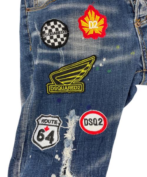 DSQUARED2（ディースクエアード）DSQUARED2 (ディースクエアード) デニムパンツ インディゴ サイズ:48の古着・服飾アイテム