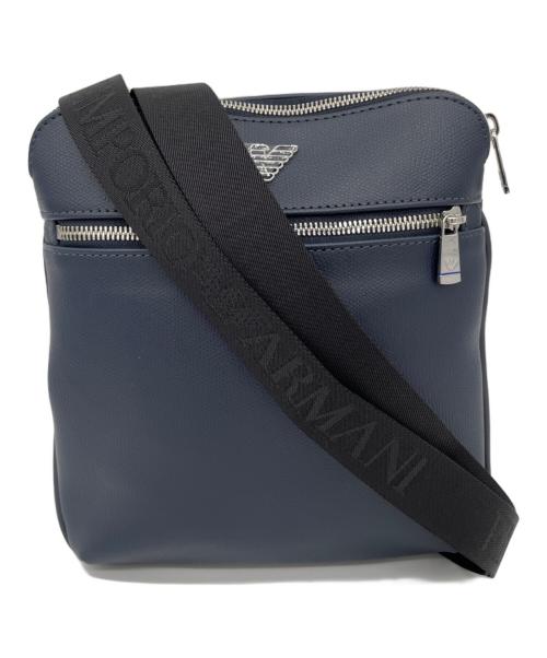 EMPORIO ARMANI（エンポリオアルマーニ）EMPORIO ARMANI (エンポリオアルマーニ) ショルダーバッグ ネイビーの古着・服飾アイテム