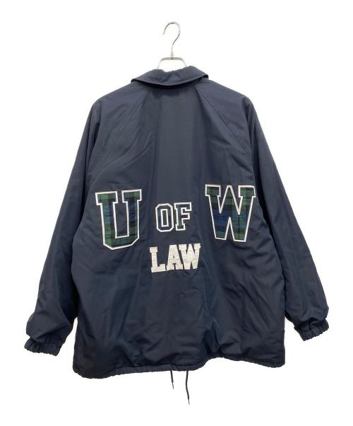 FREAK'S STORE（フリークスストア）FREAK'S STORE (フリークストア) ビックシルエット レタードロゴ コーチジャケット ネイビー サイズ:Mの古着・服飾アイテム