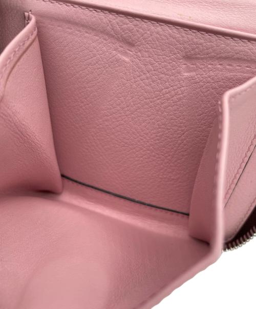 LOEWE（ロエベ）LOEWE (ロエベ) 2つ折り財布 ピンク×ブラウンの古着・服飾アイテム