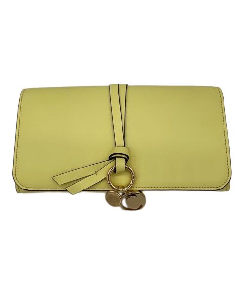 Chloe（クロエ）Chloe (クロエ) 長財布 イエローの古着・服飾アイテム