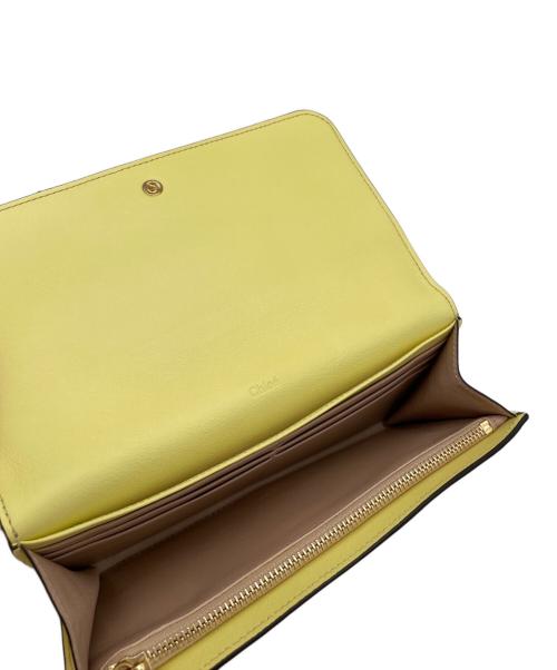 Chloe（クロエ）Chloe (クロエ) 長財布 イエローの古着・服飾アイテム