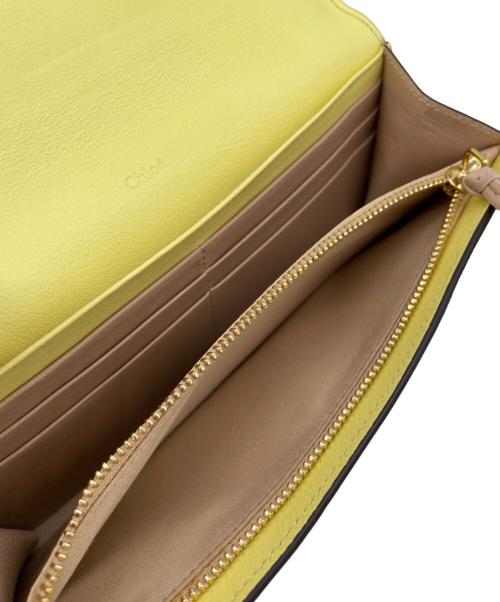 Chloe（クロエ）Chloe (クロエ) 長財布 イエローの古着・服飾アイテム