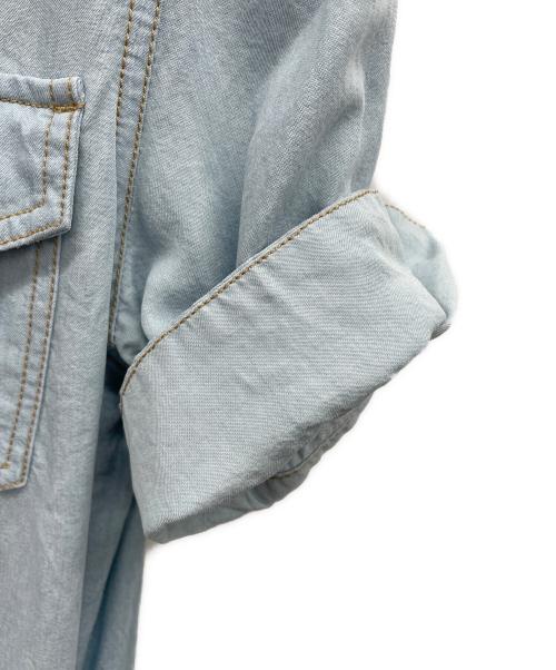 DIESEL（ディーゼル）DIESEL (ディーゼル) デニム風ワンピース スカイブルー サイズ:Sの古着・服飾アイテム