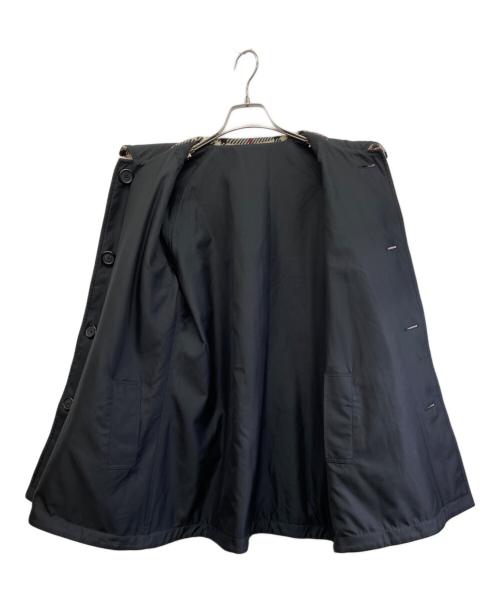 BURBERRY LONDON（バーバリーロンドン）BURBERRY LONDON (バーバリーロンドン) リバーシブルコート ブラック×カーキ サイズ:08の古着・服飾アイテム